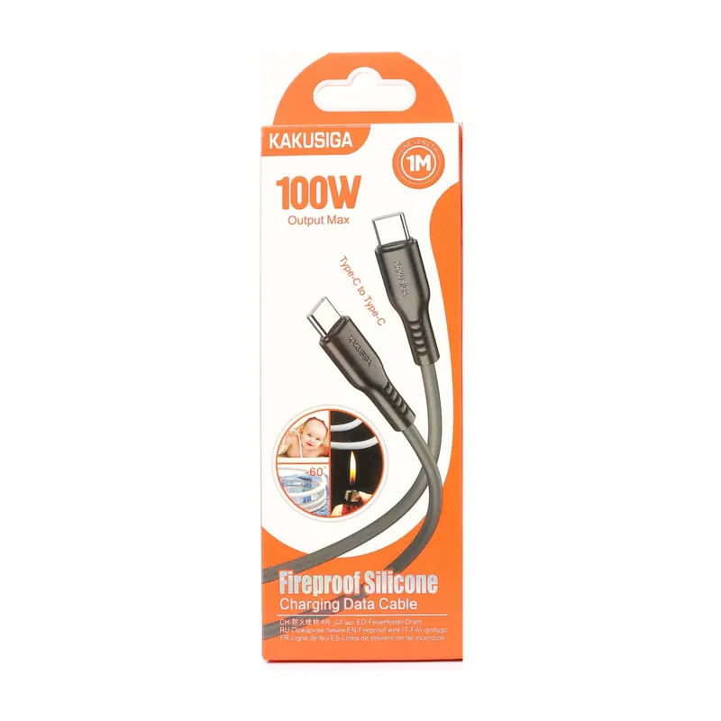 USB CABLE KAKUSIGA KSC-973 TC-TC BLACK