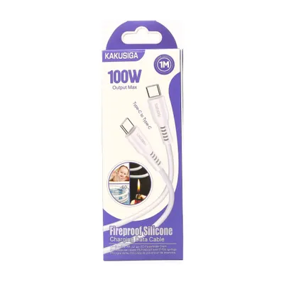 USB CABLE KAKUSIGA KSC-973 TC-TC WHITE