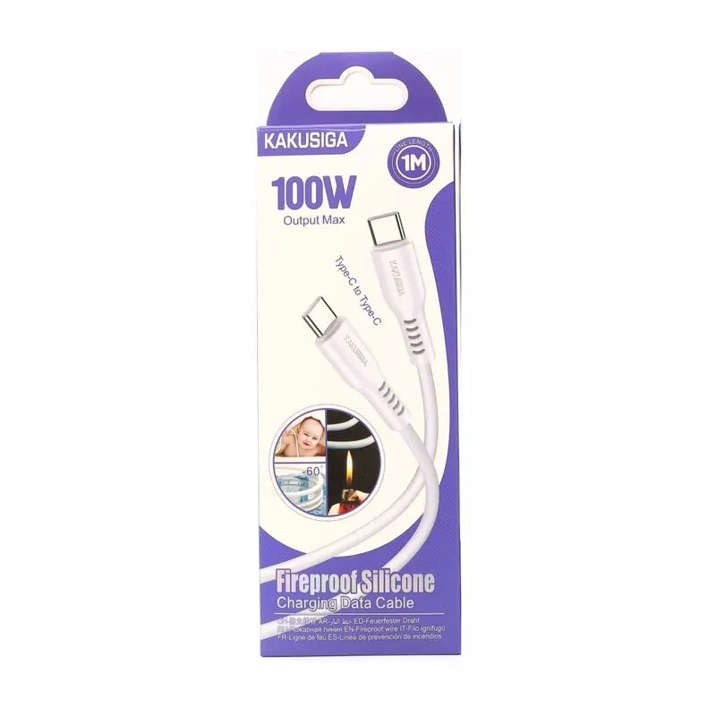 USB CABLE KAKUSIGA KSC-973 TC-TC WHITE