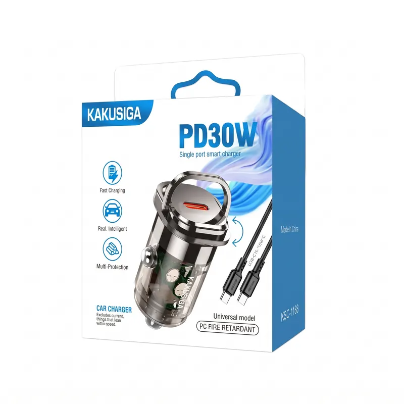 CAR CHARGER KAKUSIGA KSC-1190 TC-TC BLACK