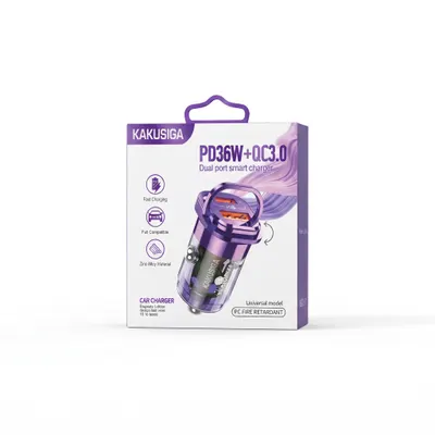 CAR CHARGER KAKUSIGA KSC-1191 PURPLE