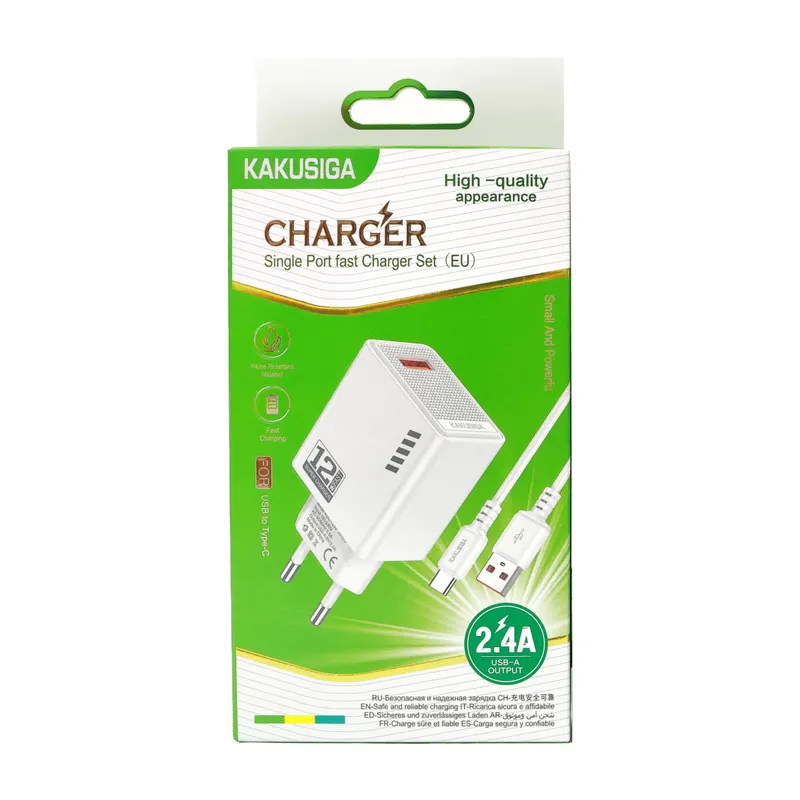 CHARGER KAKUSIGA KSC-1236 TYPE-C WHITE