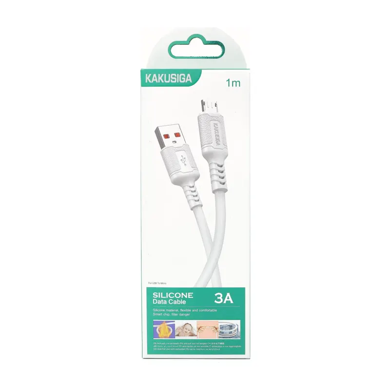USB CABLE KAKUSIGA KSC-984 V8 WHITE