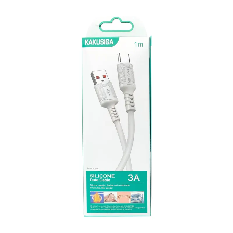 USB CABLE KAKUSIGA KSC-984 TYPE-C WHITE