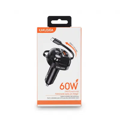 CAR CHARGER KAKUSIGA KSC-1203 TYPE-C BLACK