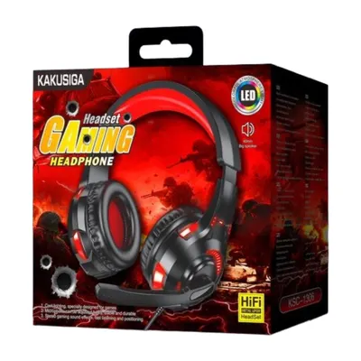 COMPUTER HEADSET KAKUSIGA KSC-1306 BLACK