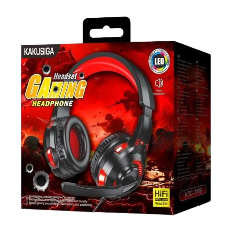 COMPUTER HEADSET KAKUSIGA KSC-1306 BLACK