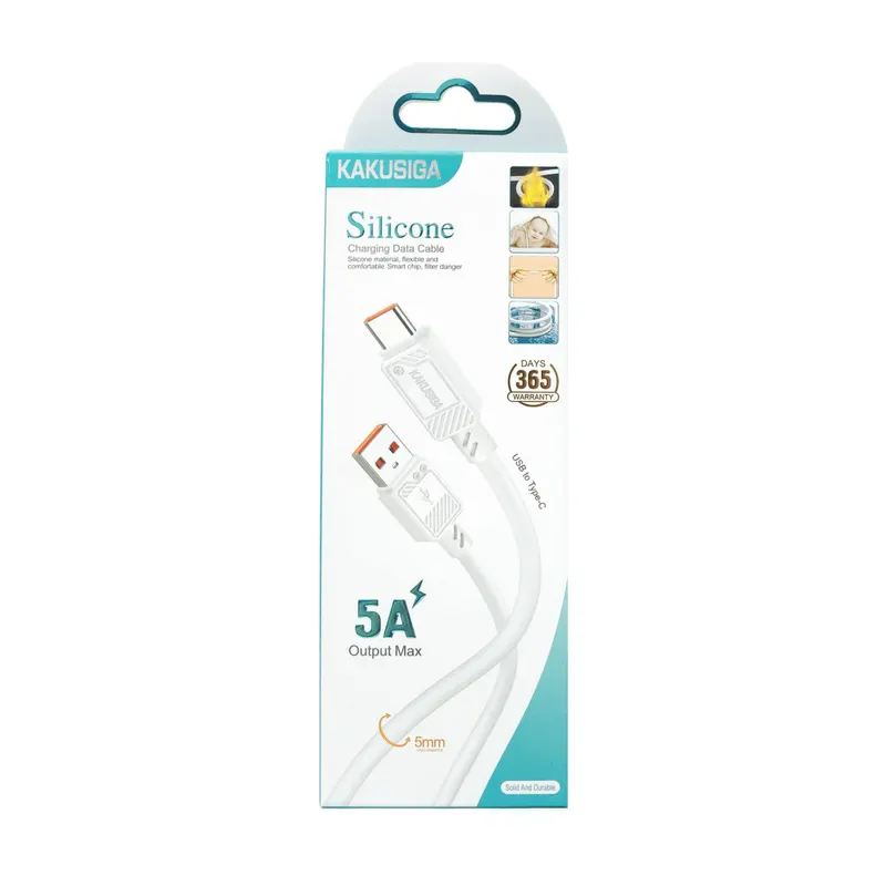 USB CABLE KAKUSIGA KSC-993 TYPE-C WHITE
