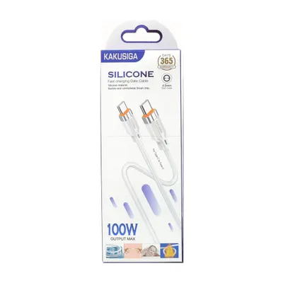 USB CABLE KAKUSIGA KSC-995 TC-TC WHITE