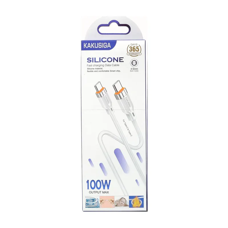 USB CABLE KAKUSIGA KSC-995 TC-TC WHITE