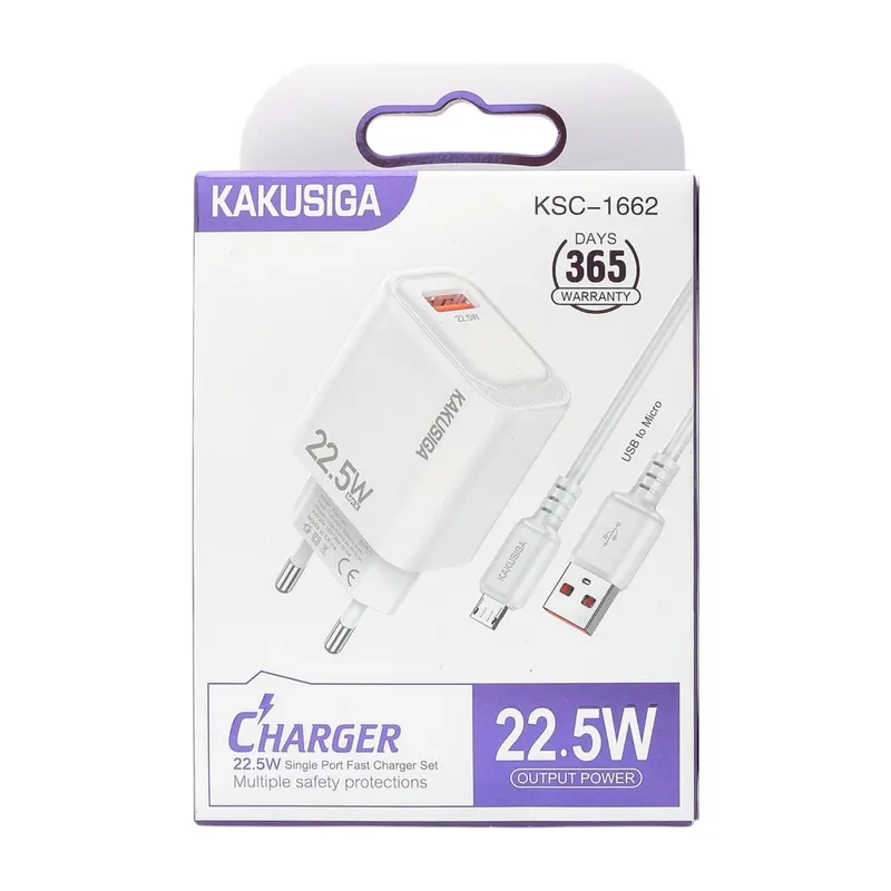 CHARGER KAKUSIGA KSC-1662 V8 WHITE