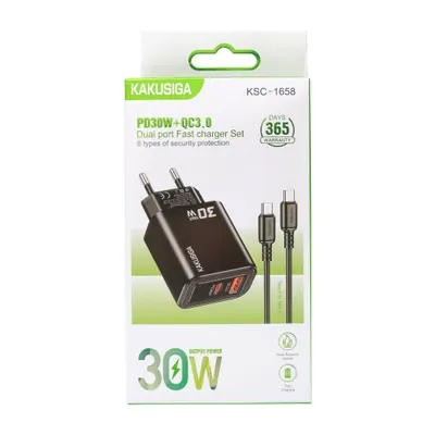 CHARGER KAKUSIGA KSC-1658 TC-TC BLACK