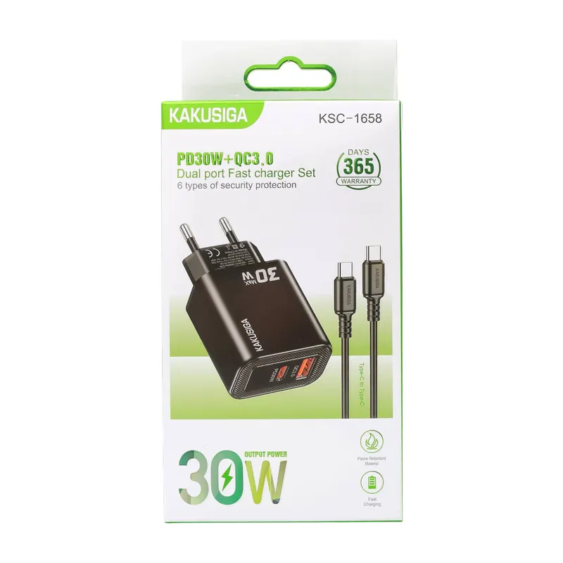 CHARGER KAKUSIGA KSC-1658 TC-TC BLACK