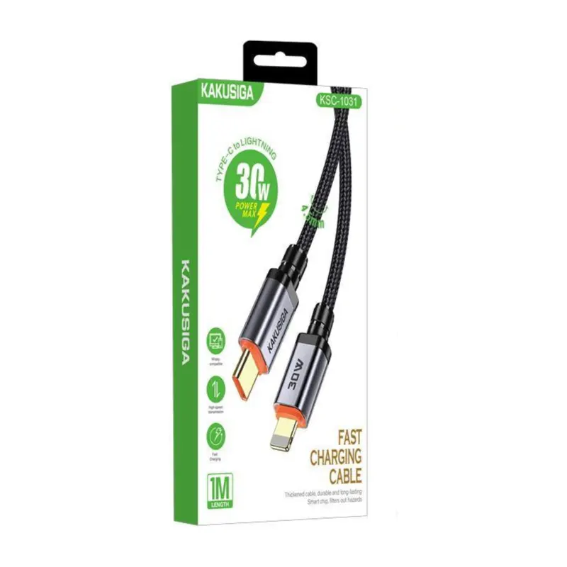 USB CABLE KAKUSIGA KSC-1031 TC-TC BLACK