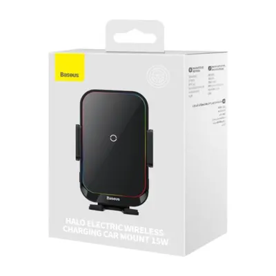 AVTO HOLDER WIRELESS BASEUS SUDD000001 BLACK