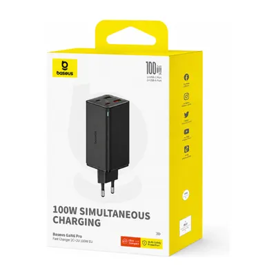 CHARGER BASEUS P10162705112-00 TC-TC BLACK