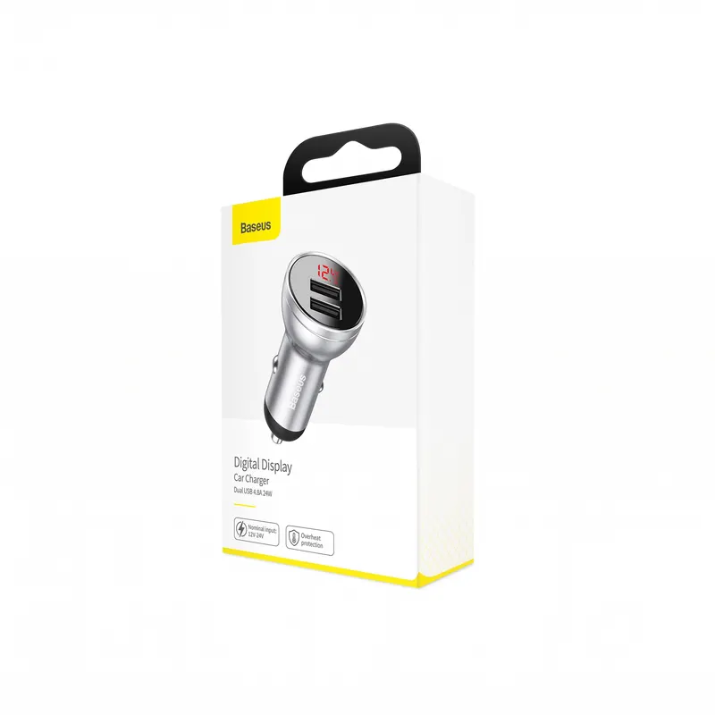 CAR CHARGER BASEUS CCBX-0G GREY