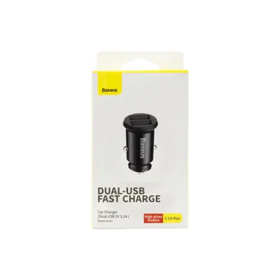 CAR CHARGER BASEUS CCALL-ML01 BLACK