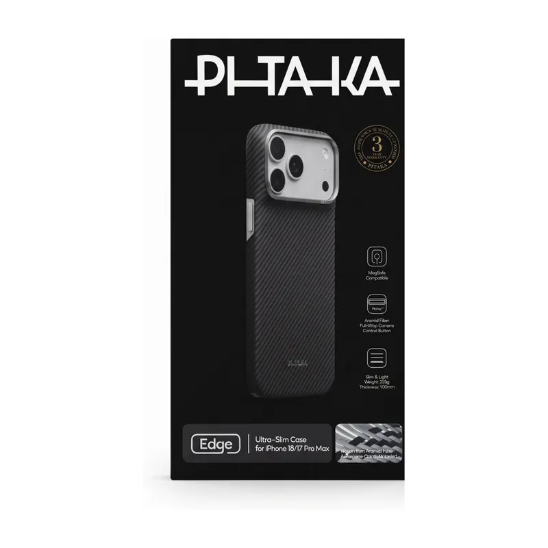 CHEXOL PITAKA ULTRA SLIM KI1801P IP18 PRO BLACK/GREY
