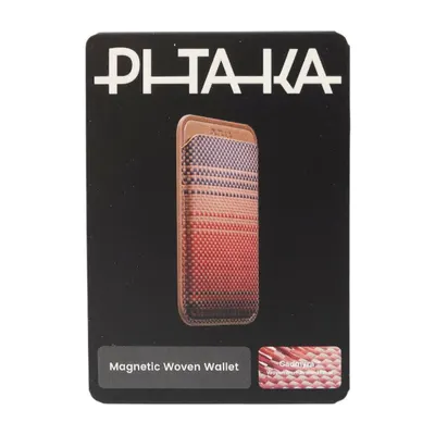 CARD HOLDER PITAKA MAGSAFE WOVEN WALLET MWW2402 SUNSET