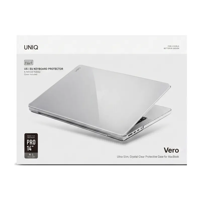 CHEXOL UNIQ VERO MACBOOK PRO 14 CRYSTAL CLEAR