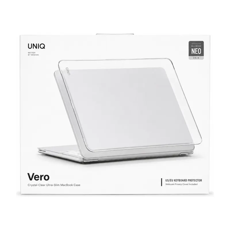 CHEXOL MACBOOK NEO UNIQ CLARO CRYSTAL CLEAR