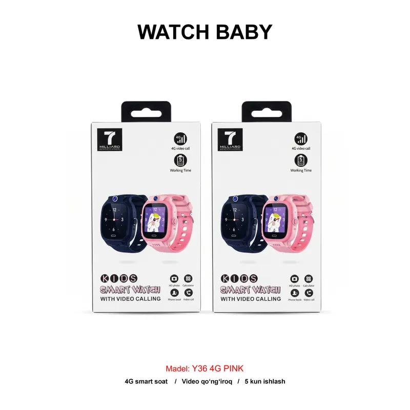 WATCH BABY Y36 4G PINK